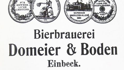 "Bierbrauerei Domeier & Boden Einbeck"