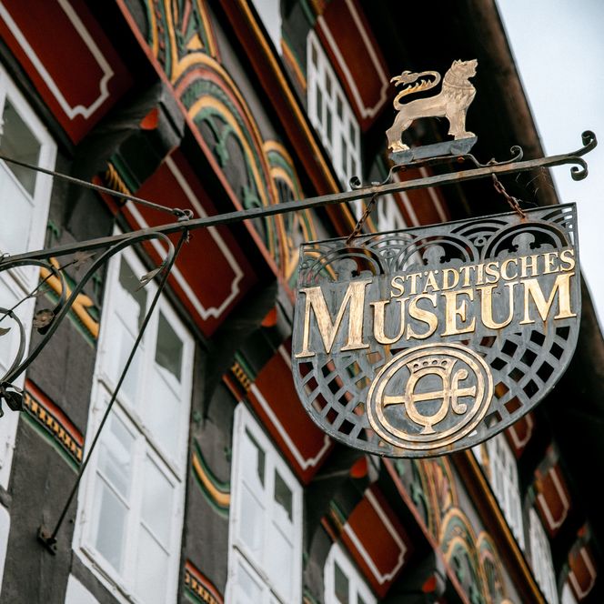 Schild vor dem StadtMuseum Einbeck.