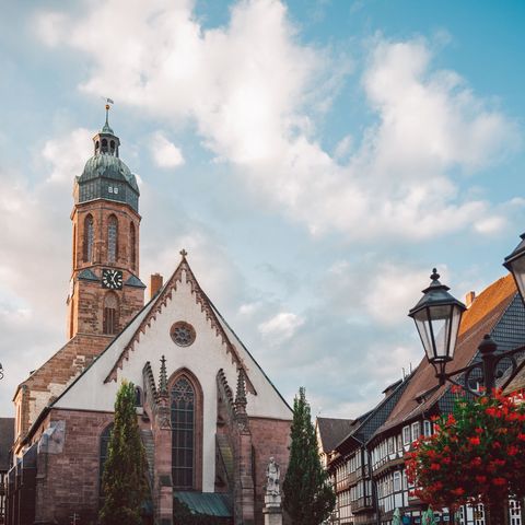 Marktkirche St. Jacobi auf dem Marktplatz in Einbeck