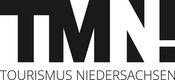 Logo der Tourismus Niedersachsen GmbH mit schwarzem TMN-Schriftzug
