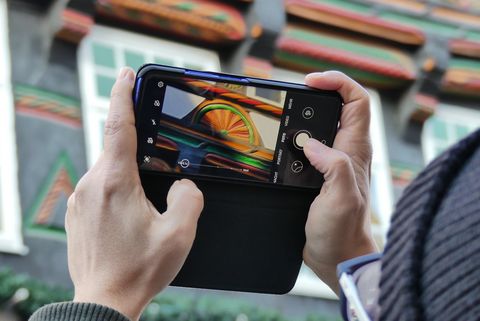 Bildaufnahme mit einem Smartphone von Einbecker Fachwerk.
